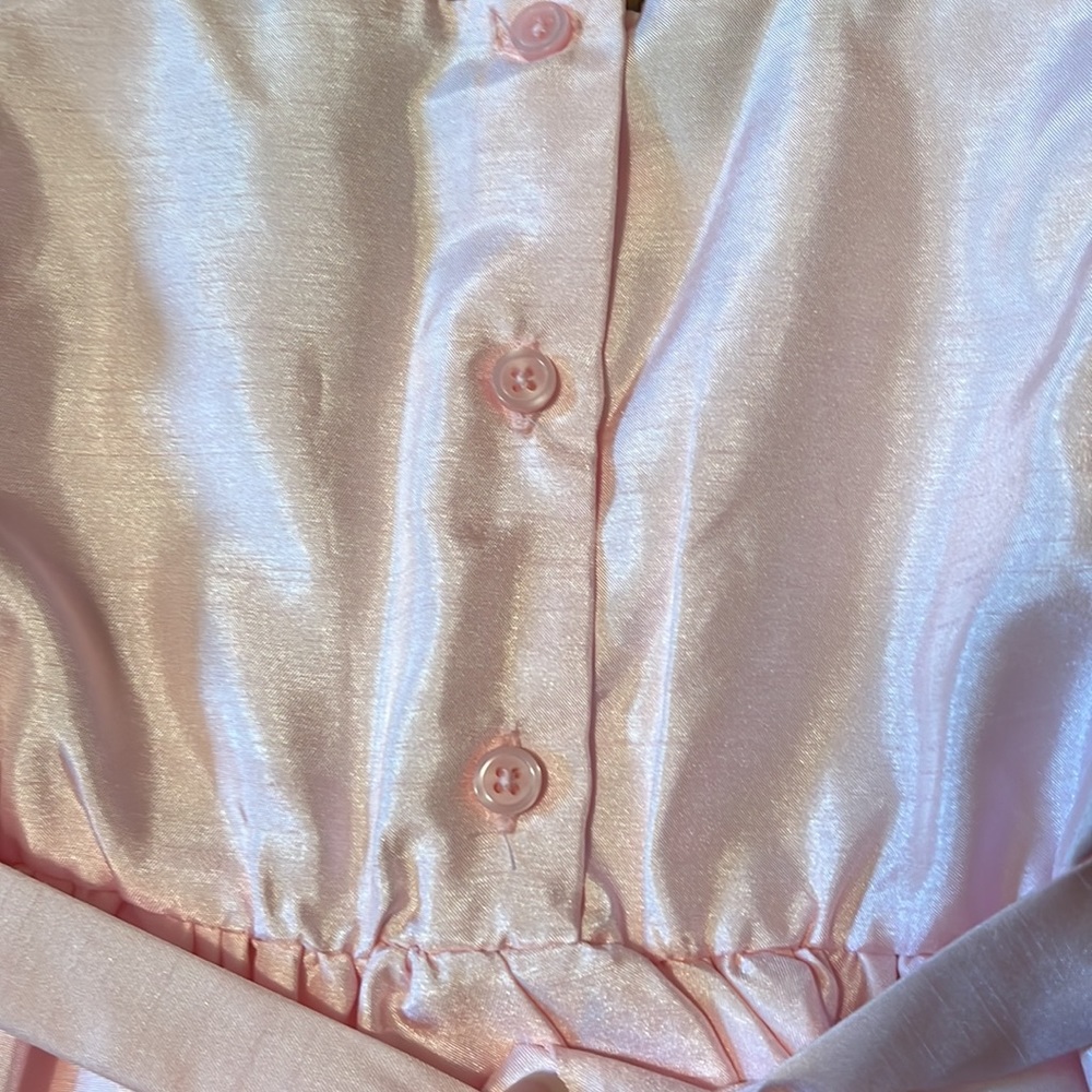 Worn once George pink embroidered flower dress - Picture 15 of 16